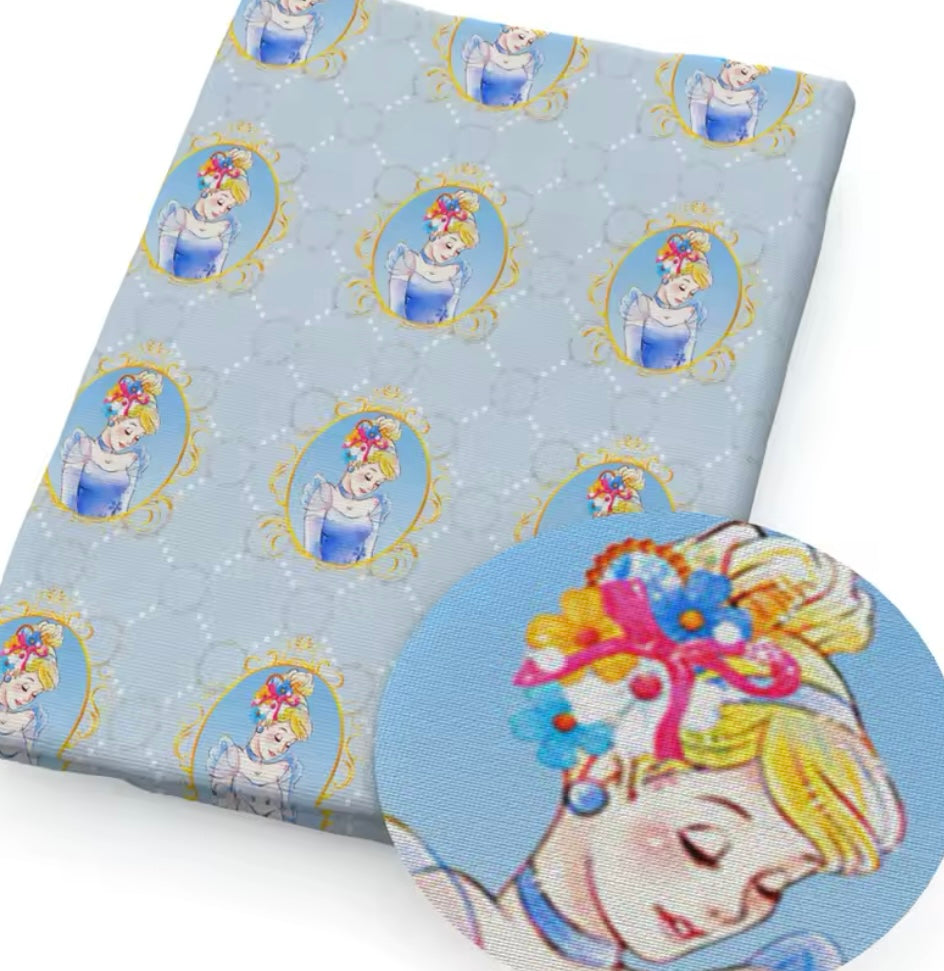 Cinderella polyCotton Fabric Half Yard (18” x 55”)