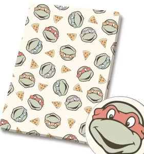 Teenage Turtles PolyCotton Fabric Half Yard (18” x 55”)
