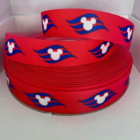 Mickey Cruise Grosgrain Ribbon