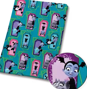 Vampirina polyCotton Fabric Half Yard (18” x 55”)