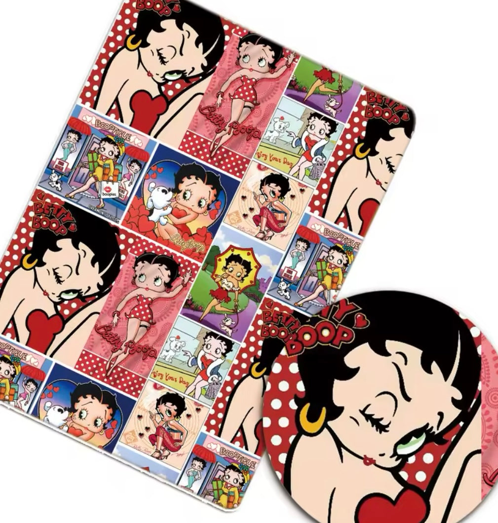 Betty Boop polyCotton Fabric Half Yard (18” x 55”)
