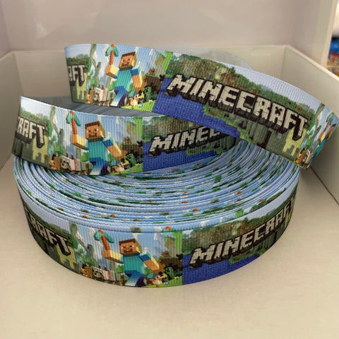 Minecraft Grosgrain Ribbon