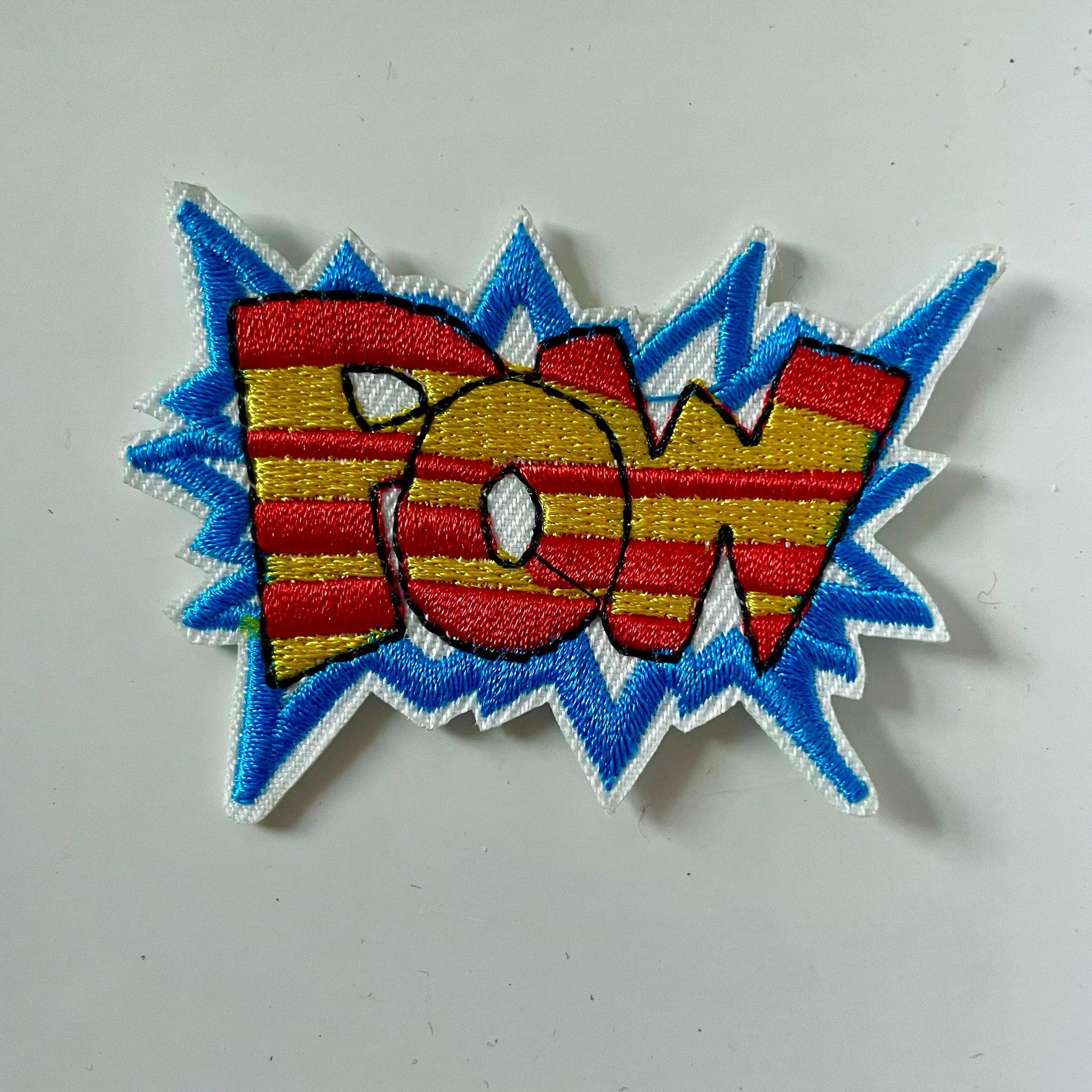 Pow Embroidered Patch