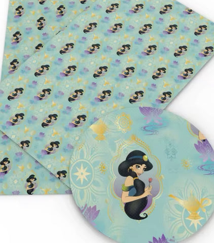 Princess Jasmine Cotton Fabric Half Yard (18” x 55”)