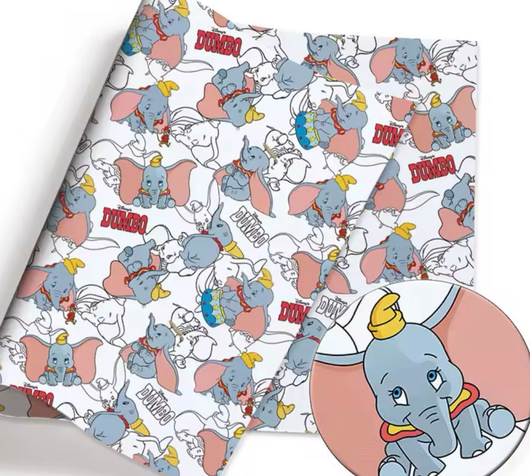 Dumbo polyCotton Fabric Half Yard (18” x 55”)