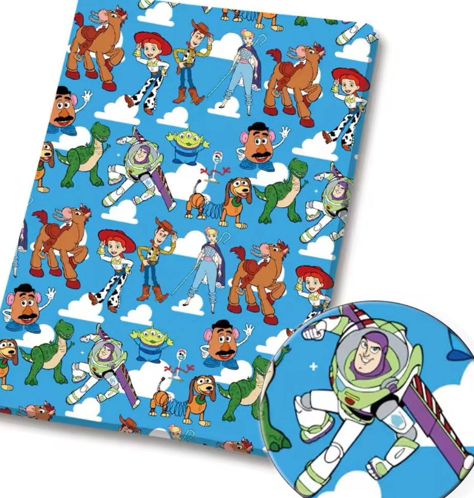 Toy Story polyCotton Fabric Half Yard (18” x 55”)