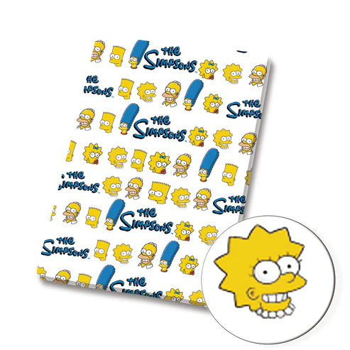 Yellow Cartoon Family Polycotton Fabric - Half Yard (18” x 55”) 24972