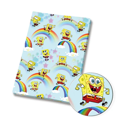 Underwater Sponge Adventures Polycotton Fabric - Half Yard (18” x 55”) 4245