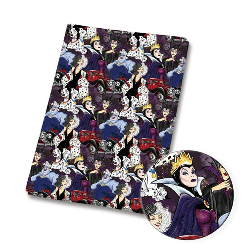 Fairytale Villains Polycotton Fabric - Half Yard (18” x 55”) 4018
