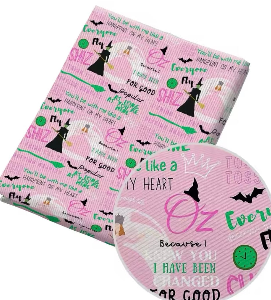 Emerald City Magic Polycotton Fabric - Half Yard (18” x 55”)