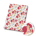 Mermaid Princess Polycotton Fabric - Half Yard (18” x 55”) 43217