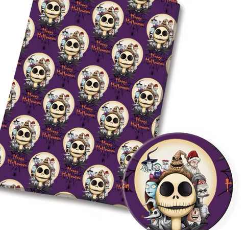 Nightmare Before Christmas polyCotton Fabric Half Yard (18” x 55”)