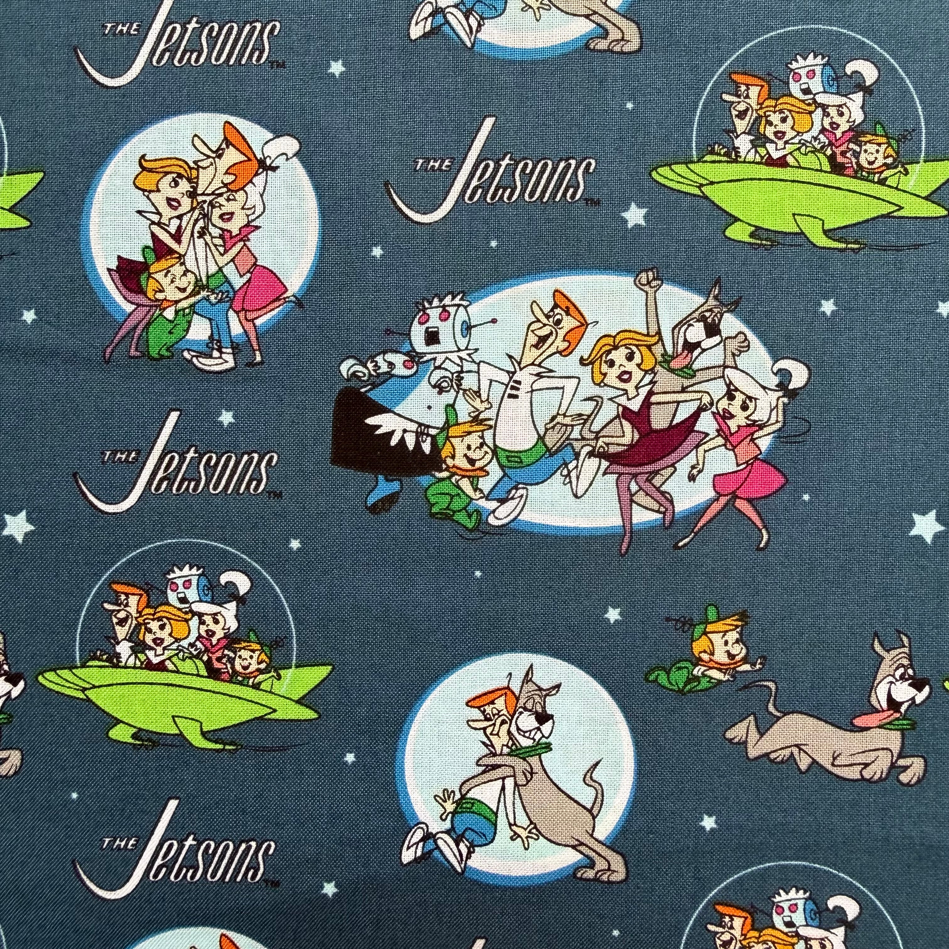 The Jetsons Cotton Fabric - Half Yard (18” x 55”)