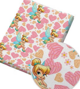 Tinkerbell Polycotton Fabric Half Yard (18” x 50”)