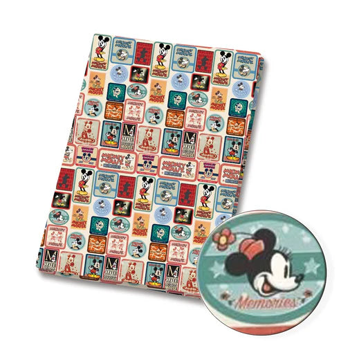 Classic Mouse Friends Polycotton Fabric - Half Yard (18” x 55”) 4599