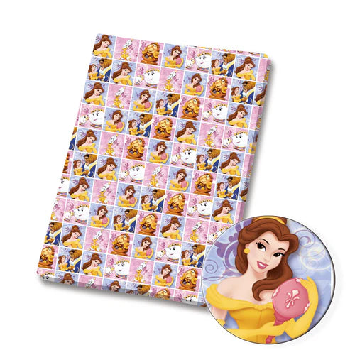 Enchanted Castle Princess Polycotton Fabric - Half Yard (18” x 55”) 4698