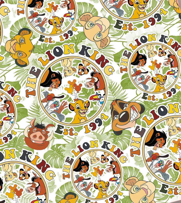 Pride Lands Adventures Polycotton Fabric - Half Yard (18” x 55”) 14860
