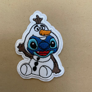 Stitch Olaf Embroidered Patch