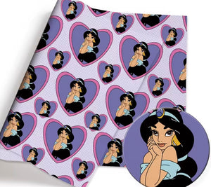 Princess Jasmine Cotton Fabric Half Yard (18” x 55”)