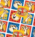 Disney Chip n Dale Chipmunks character Polycotton Fabric - Half Yard (18” x 55”) 50121