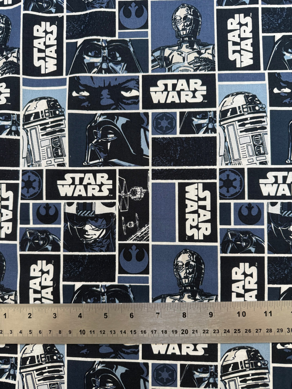 Star Wars Cotton Fabric - Half Yard (18” x 55”)