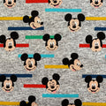 Mickey Mouse Cotton Fabric - Half Yard (18” x 44”)