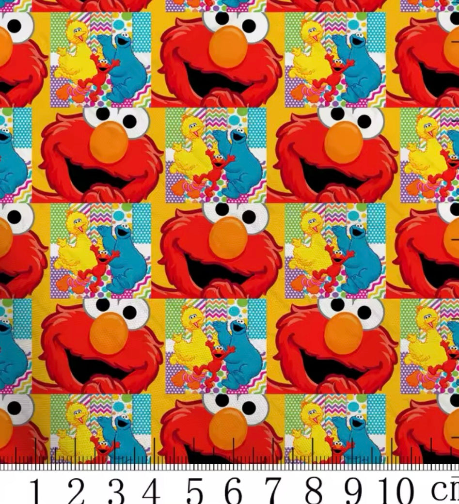 Sesame Street polyCotton Fabric Half Yard (18” x 55”)