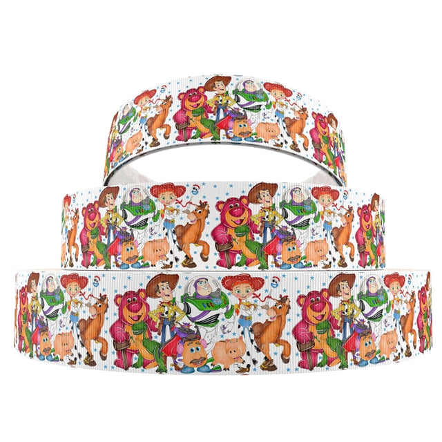 Toy Characters Grosgrain Ribbon 1295384