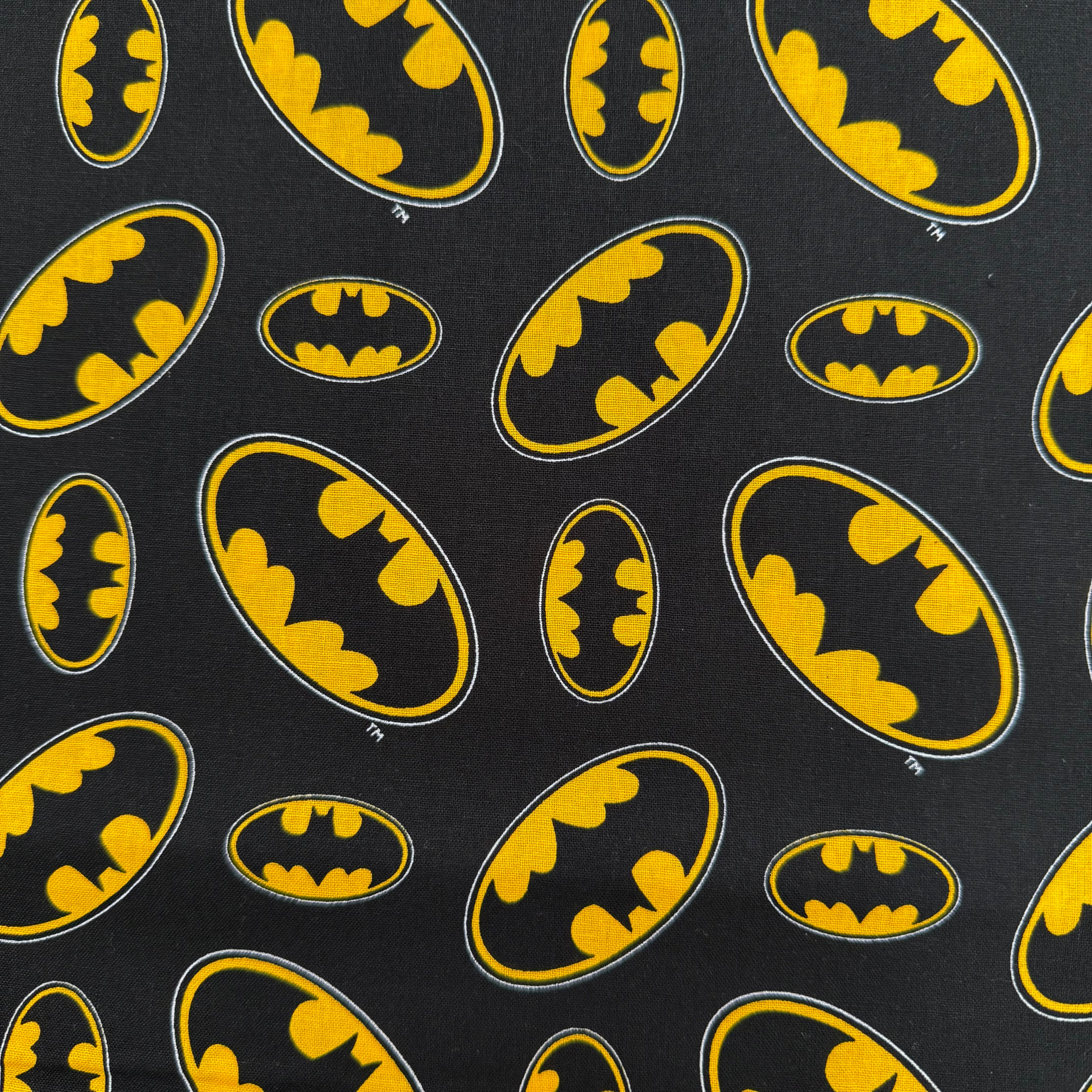 DC Comic Batman Superhero Cotton Fabric - Half Yard (18” x 55”)