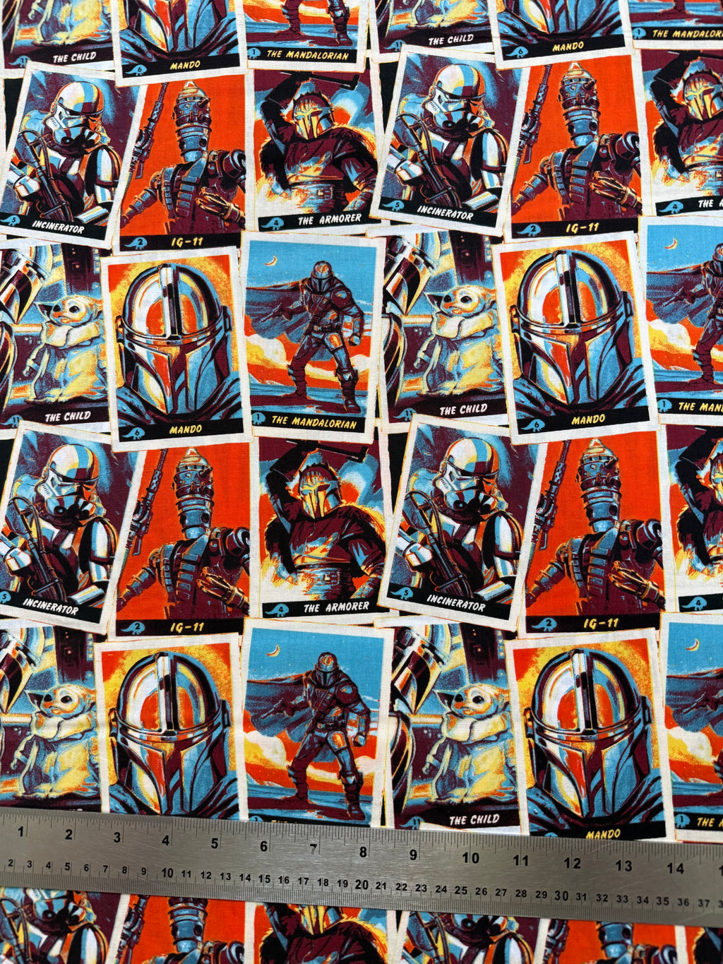 Mandalorian Cotton Fabric - Half Yard (18” x 55”)