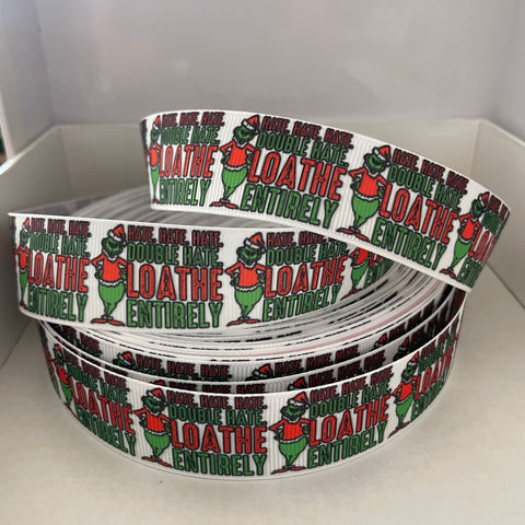 Grinch Grosgrain Ribbon