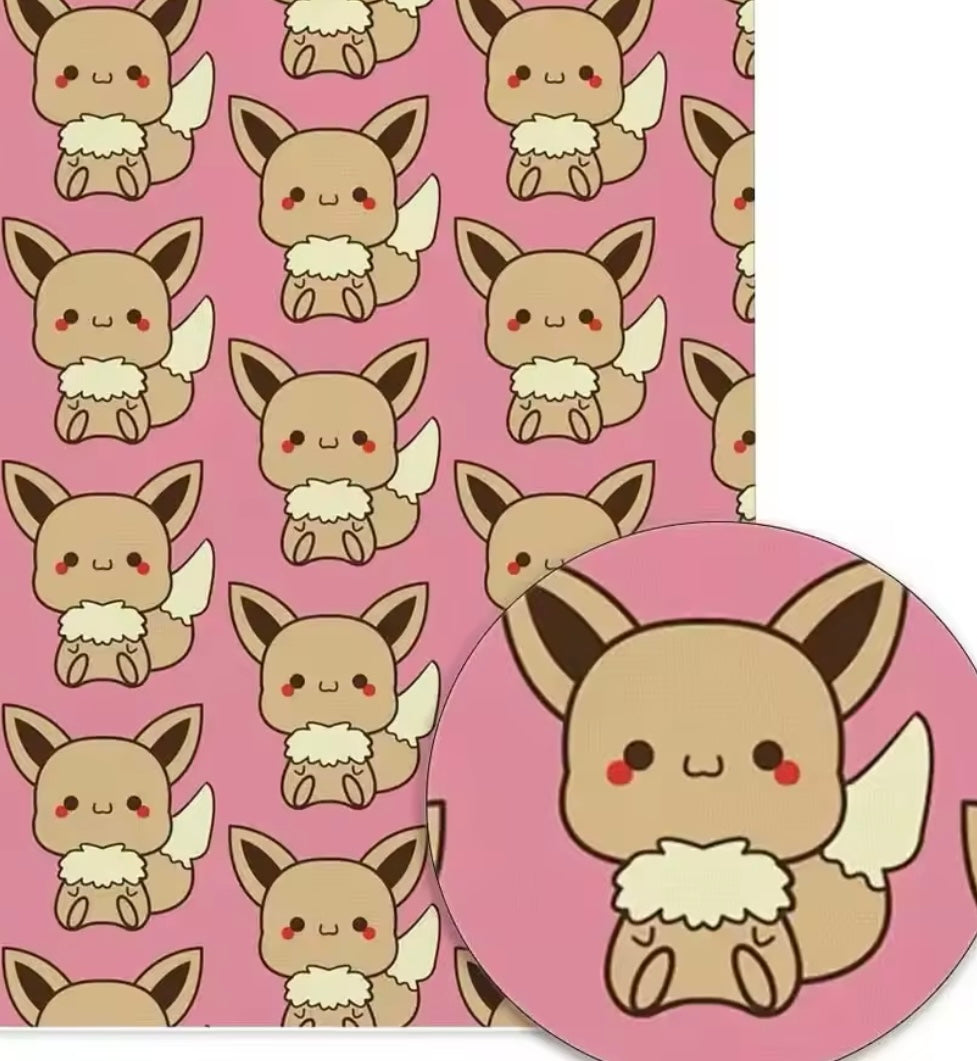 Eevee polyCotton Fabric Half Yard (18” x 55”)