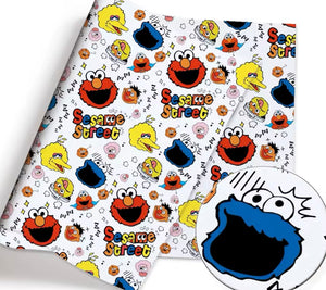 Sesame Street polyCotton Fabric Half Yard (18” x 55”)