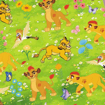Pride Lands Adventures Polycotton Fabric - Half Yard (18” x 55”) 14868
