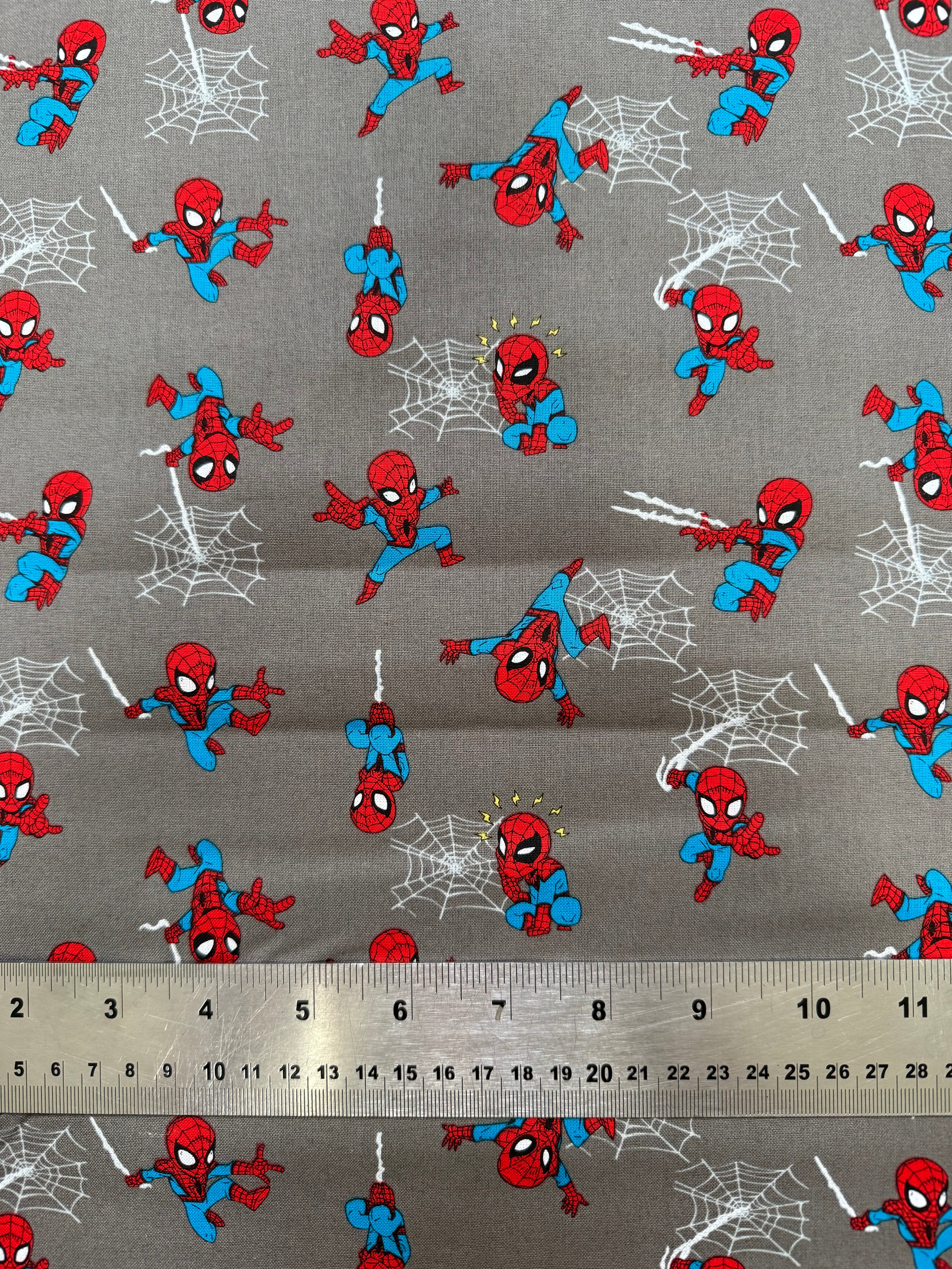 Marvel Avengers Spiderman Cotton Fabric - Half Yard (18” x 55”) (Copy)