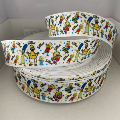 Simpsons Grosgrain Ribbon