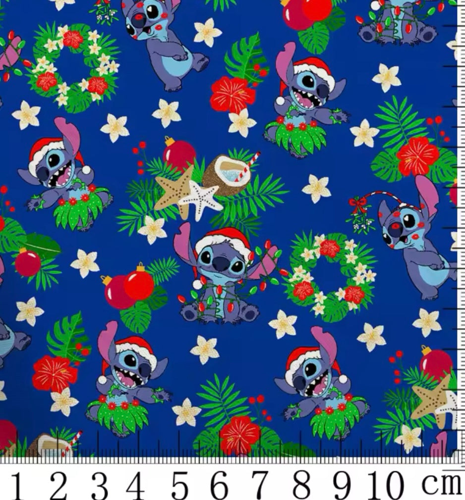 Stitch Christmas polyCotton Fabric Half Yard (18” x 55”)