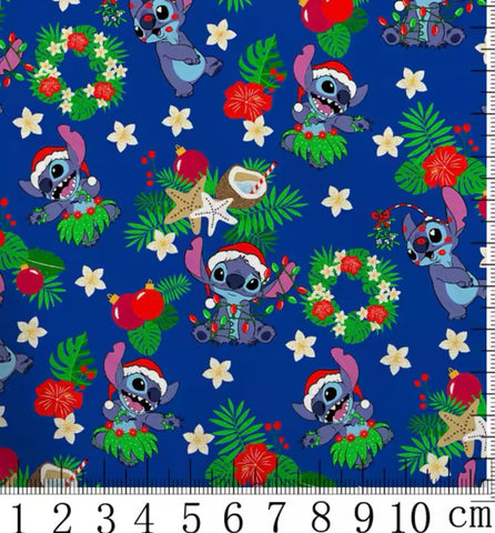 Stitch Christmas polyCotton Fabric Half Yard (18” x 55”)