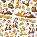 Disney Chip n Dale Chipmunks character Polycotton Fabric - Half Yard (18” x 55”) 50120