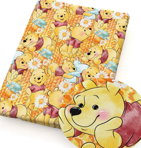 Winnie the Pooh polyCotton Fabric Half Yard (18” x 55”)