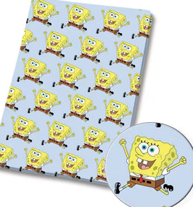 Spongebob polyCotton Fabric Half Yard (18” x 55”)