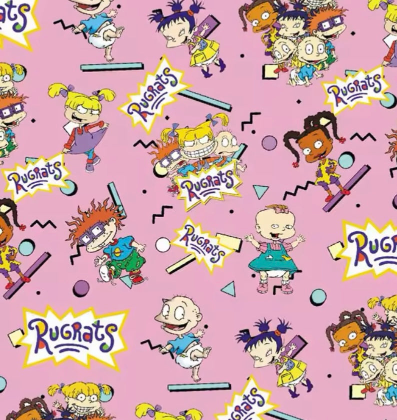 Rugrats polyCotton Fabric Half Yard (18” x 55”)