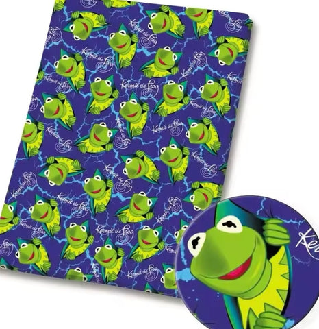 Kermit polyCotton Fabric Half Yard (18” x 55”)