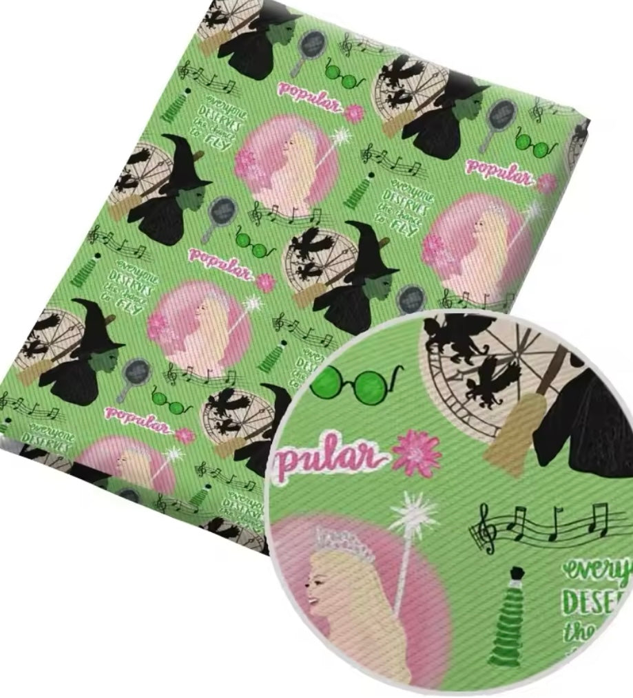 Emerald City Magic Polycotton Fabric - Half Yard (18” x 55”)