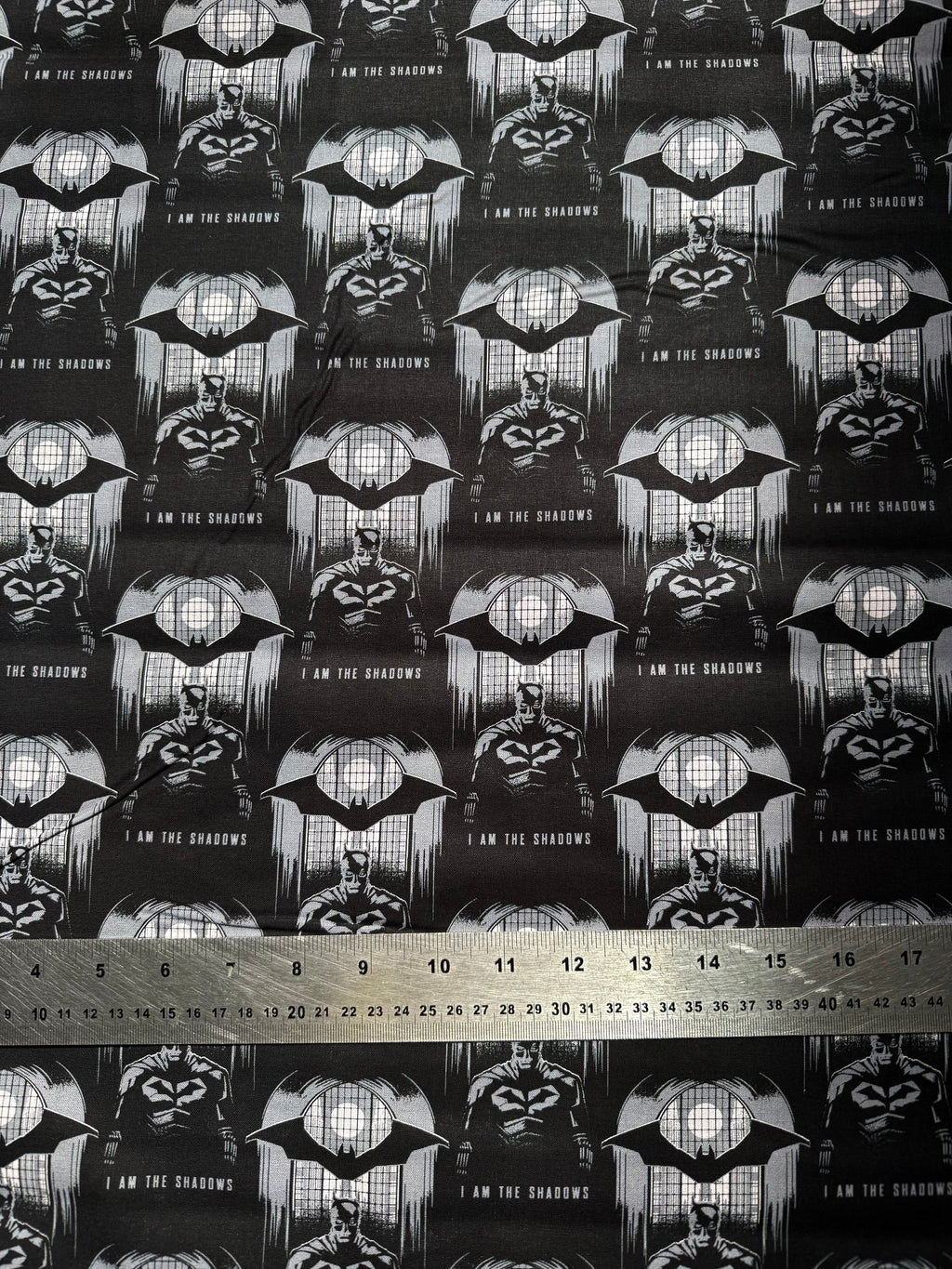 DC Comic Batman Superhero Cotton Fabric - Half Yard (18” x 55”)