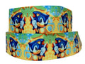 Video Game Cartoon Hedgehog Grosgrain Ribbon 1002225