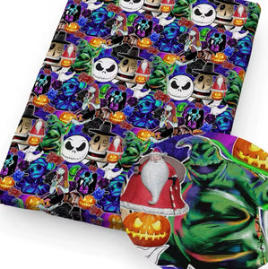 Nightmare Before Christmas polyCotton Fabric Half Yard (18” x 55”)