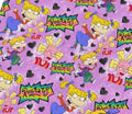 Rugrats retro 1990s Cartoon Angelica Cynthia character Polycotton Fabric - Half Yard (18” x 55”) 1249444