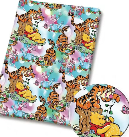 Winnie the Pooh polyCotton Fabric Half Yard (18” x 55”)