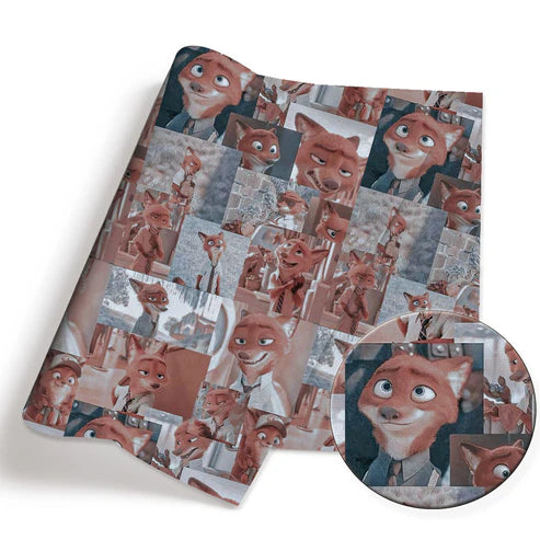 Animal City Adventures Polycotton Fabric - Half Yard (18” x 55”) 48899